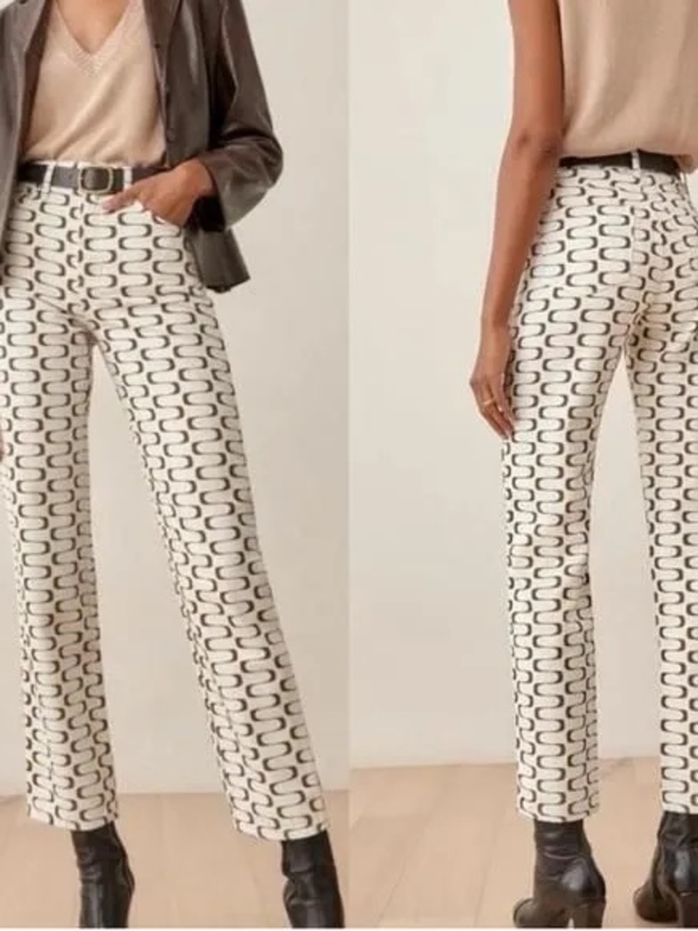 Reformation Mod High Rise Straight Jean - Picture 2 of 3
